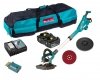 Akumulatorowa szlifierka do gipsu Makita DSL800RTEU 2x5.0Ah 18V
